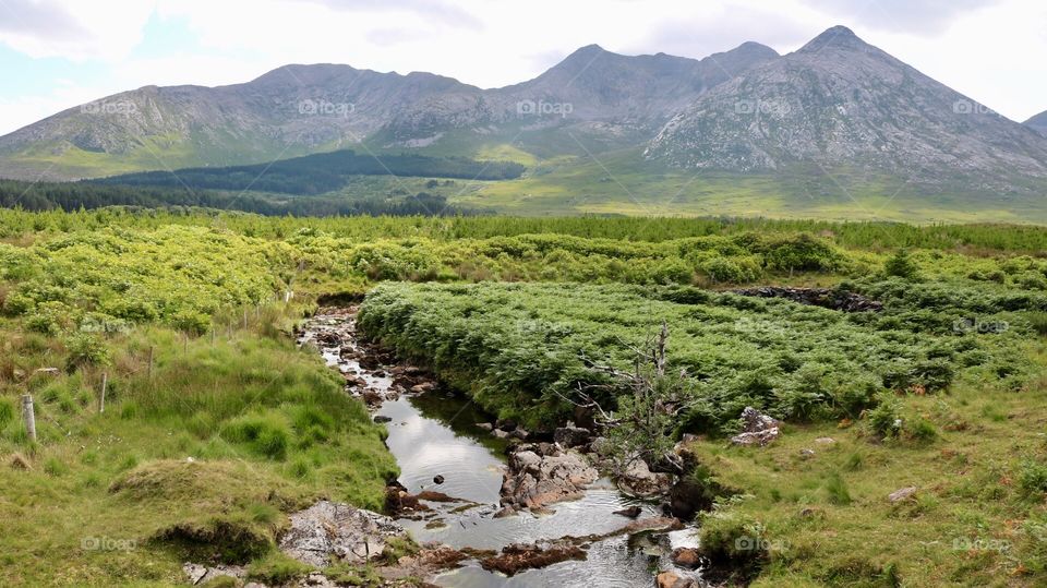 Connemara landscape, Inagh valley - Ireland 2018