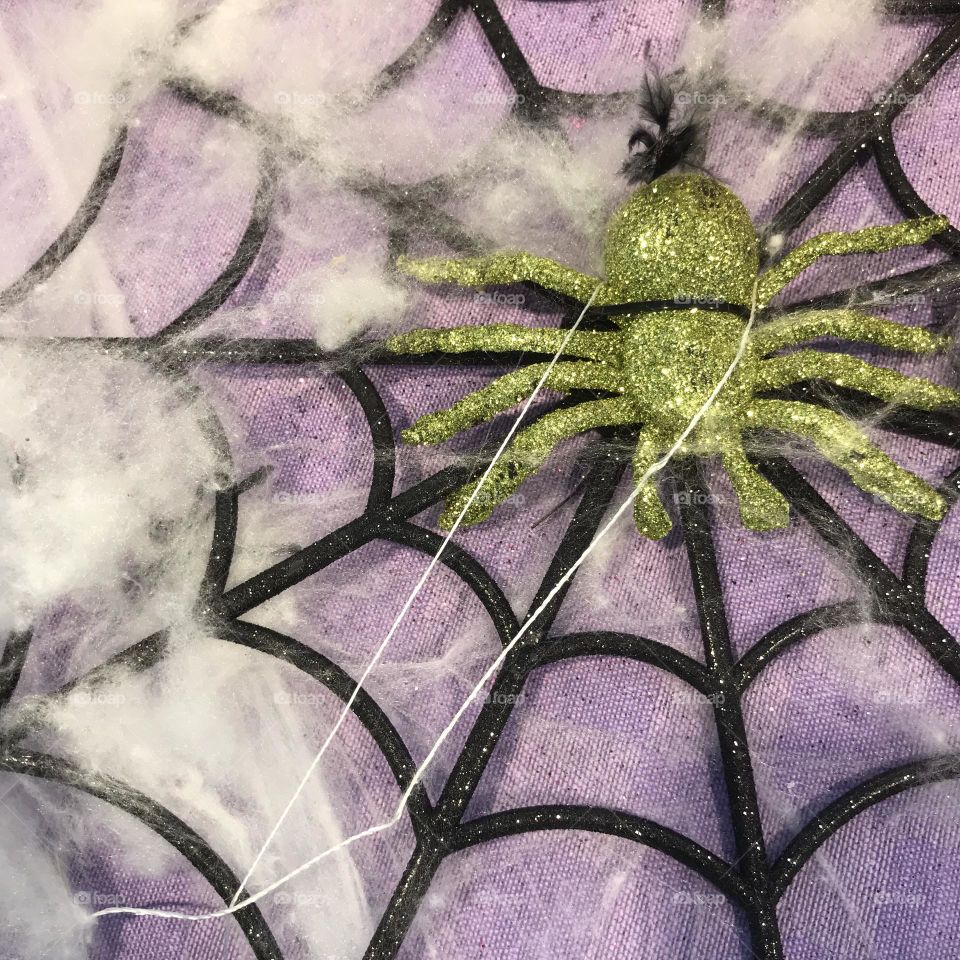 Halloween spider web 