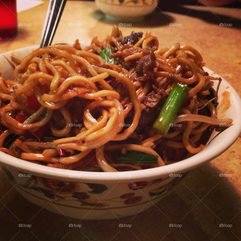 food dinner noodles meal by stephyrella