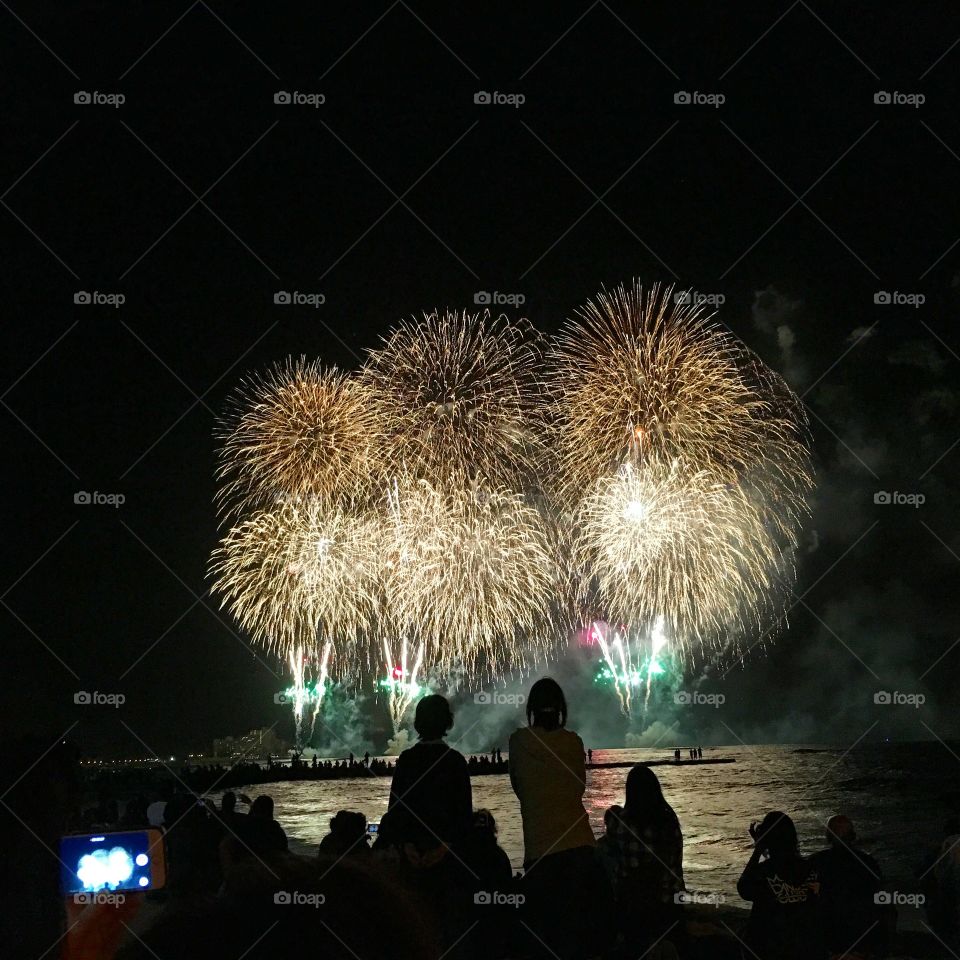 The Spectacular Nagaoka Fireworks Show at Honolulu Festival 2016