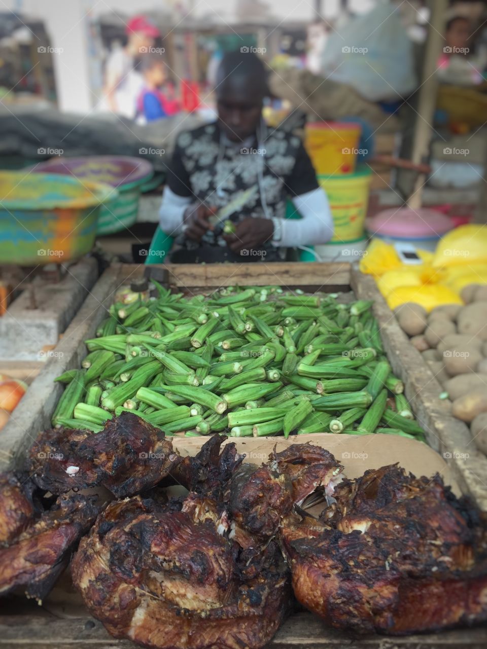Market vendor.