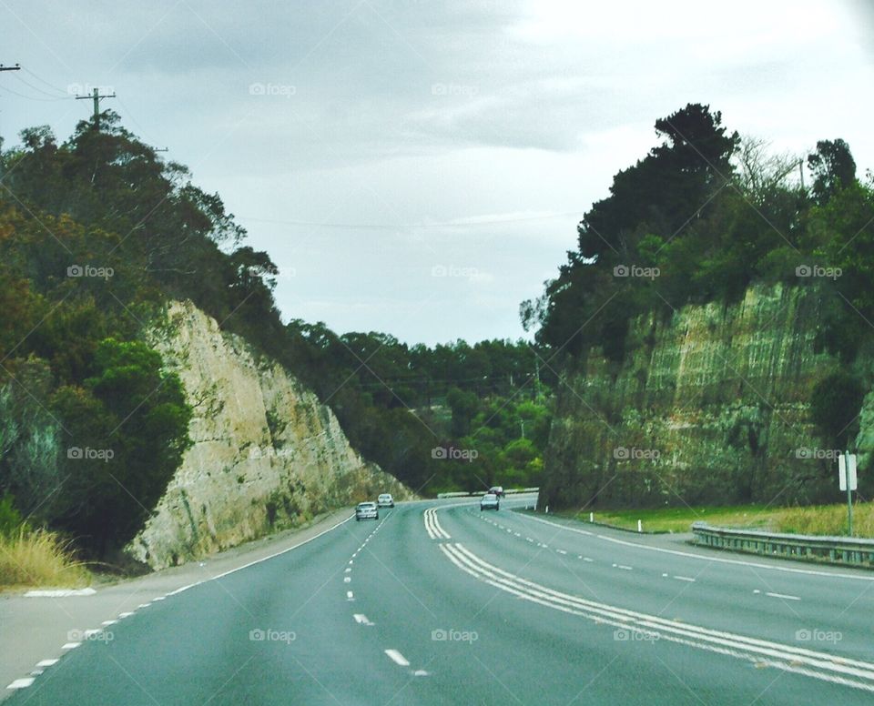 Drive through the mountain