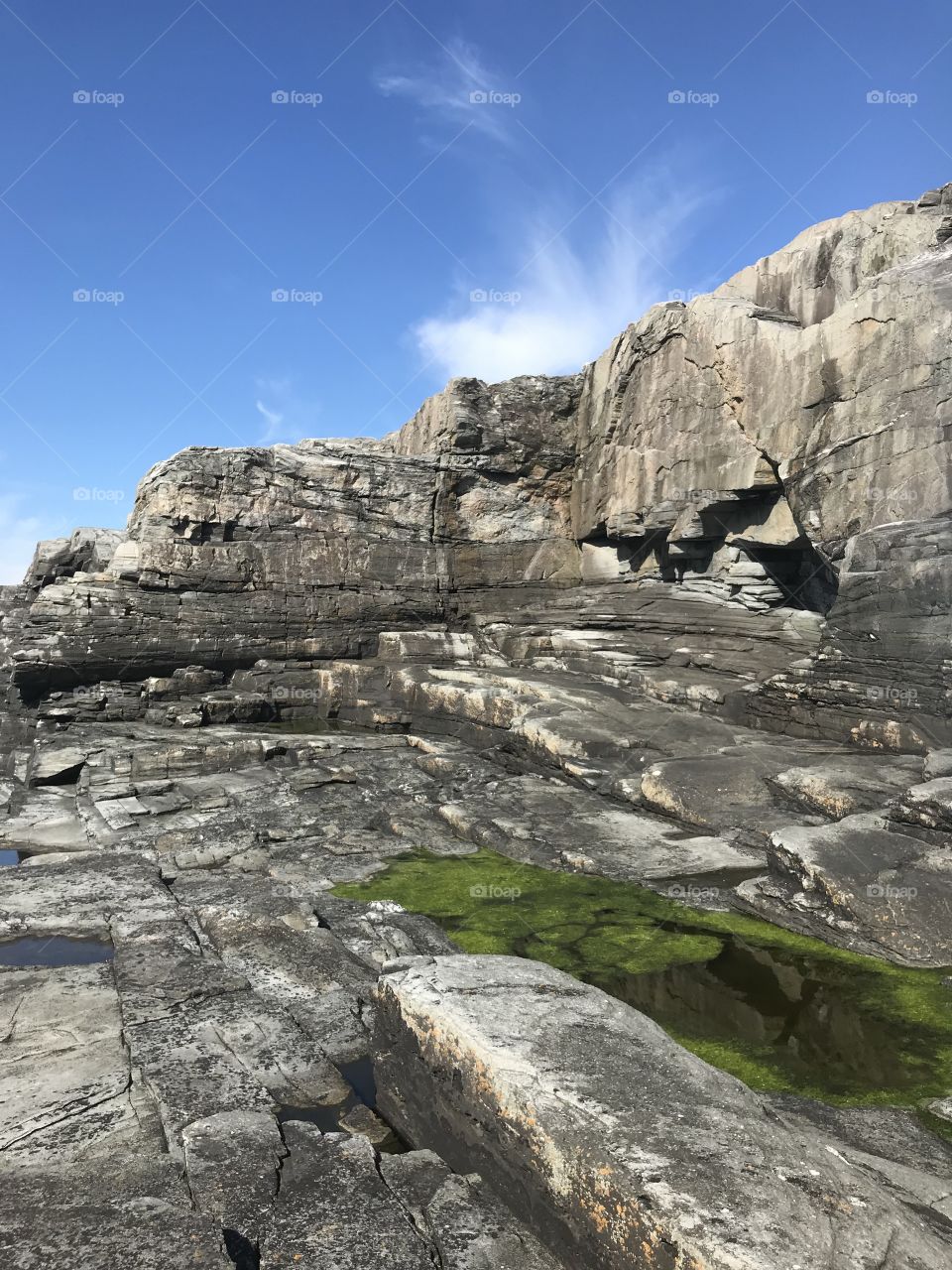 “Skansen” in Austevoll in Norway. Skansen is a lovely hiking spot in Austevoll. 