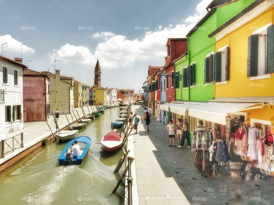 Vacation in Burano, Venice