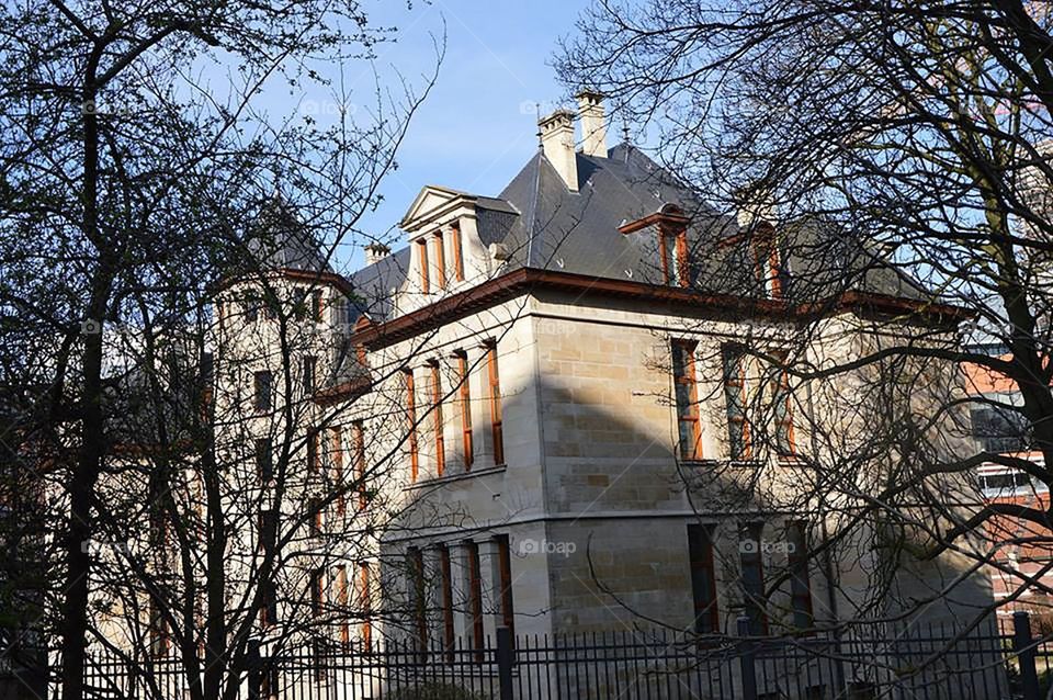 Viejo edificio en la comuna de Etterbeek 2016