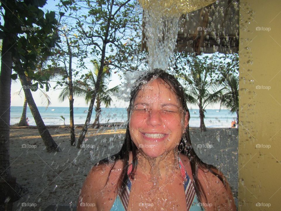 Beach shower