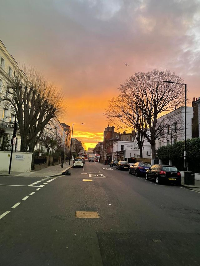 London morning ski