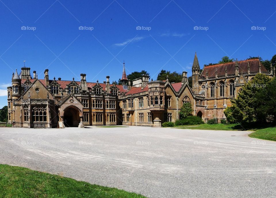 Gothic. Gothic stately home