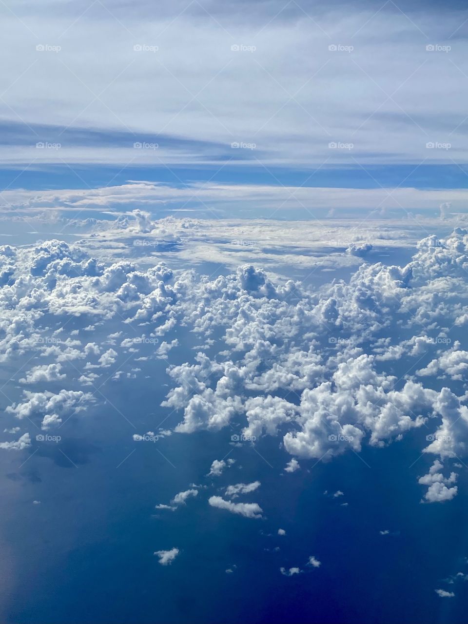 Clouds over the Atlantic Ocean 