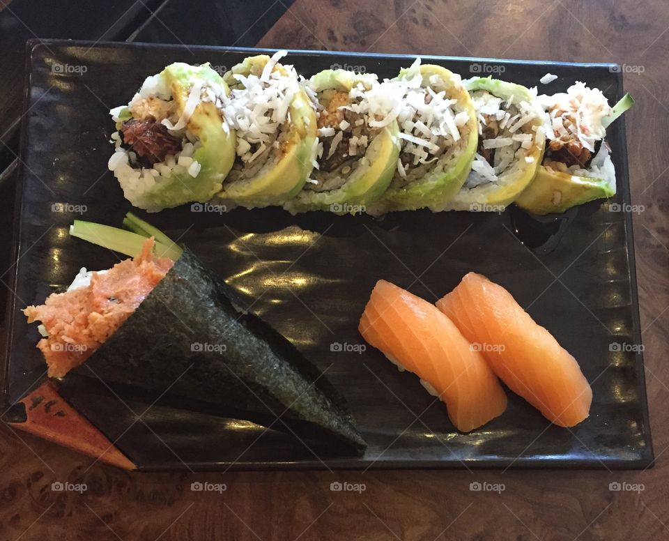 Sushi platter