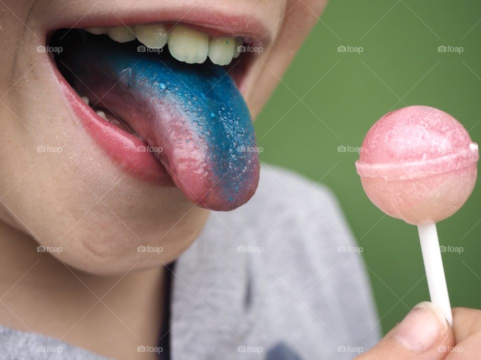 Blue tongue