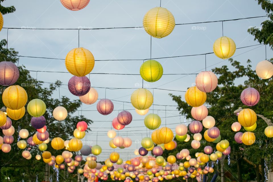 Colourful Hanging Lantern