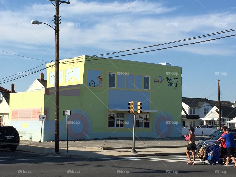 Burger stand at the Jersey Shore
Margate NJ