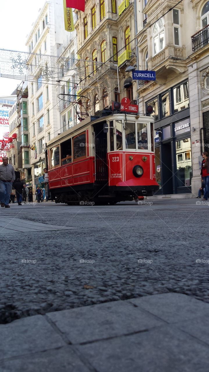 Tram . Turkey tram