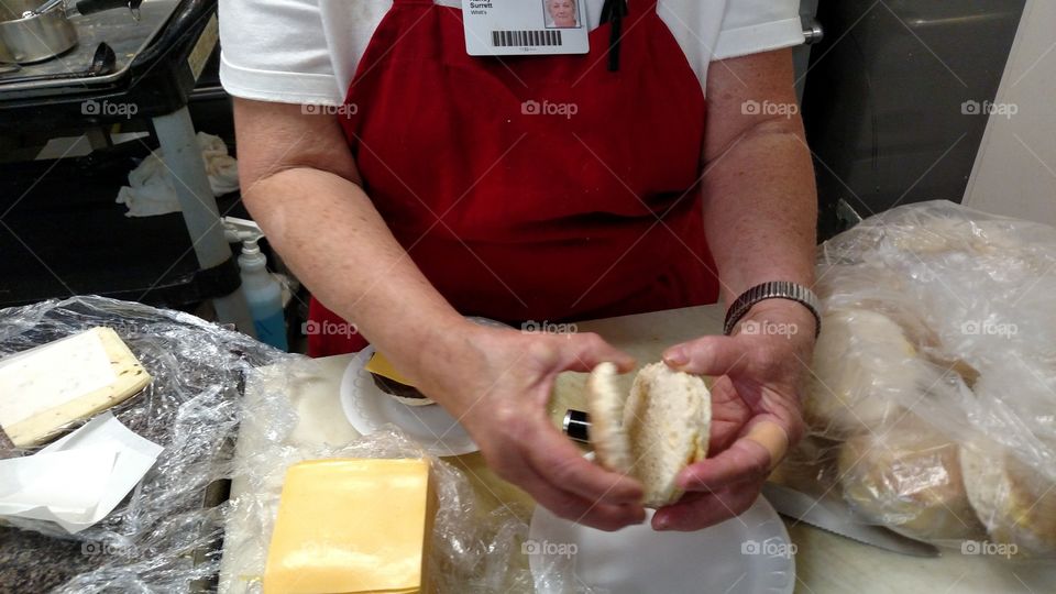 She makes sure that we have the best breakfast and lunch possible