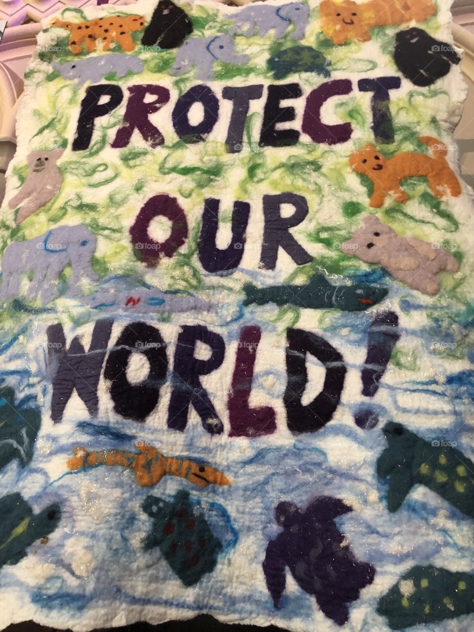 Young children do the most amazing work, this is a significant piece of such work and the message could not be clearer