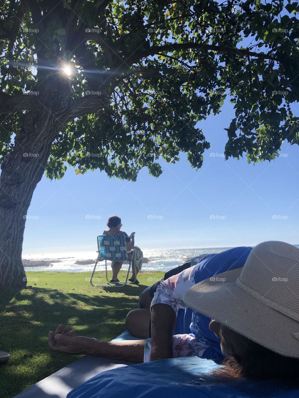 Sleepy days by the beach