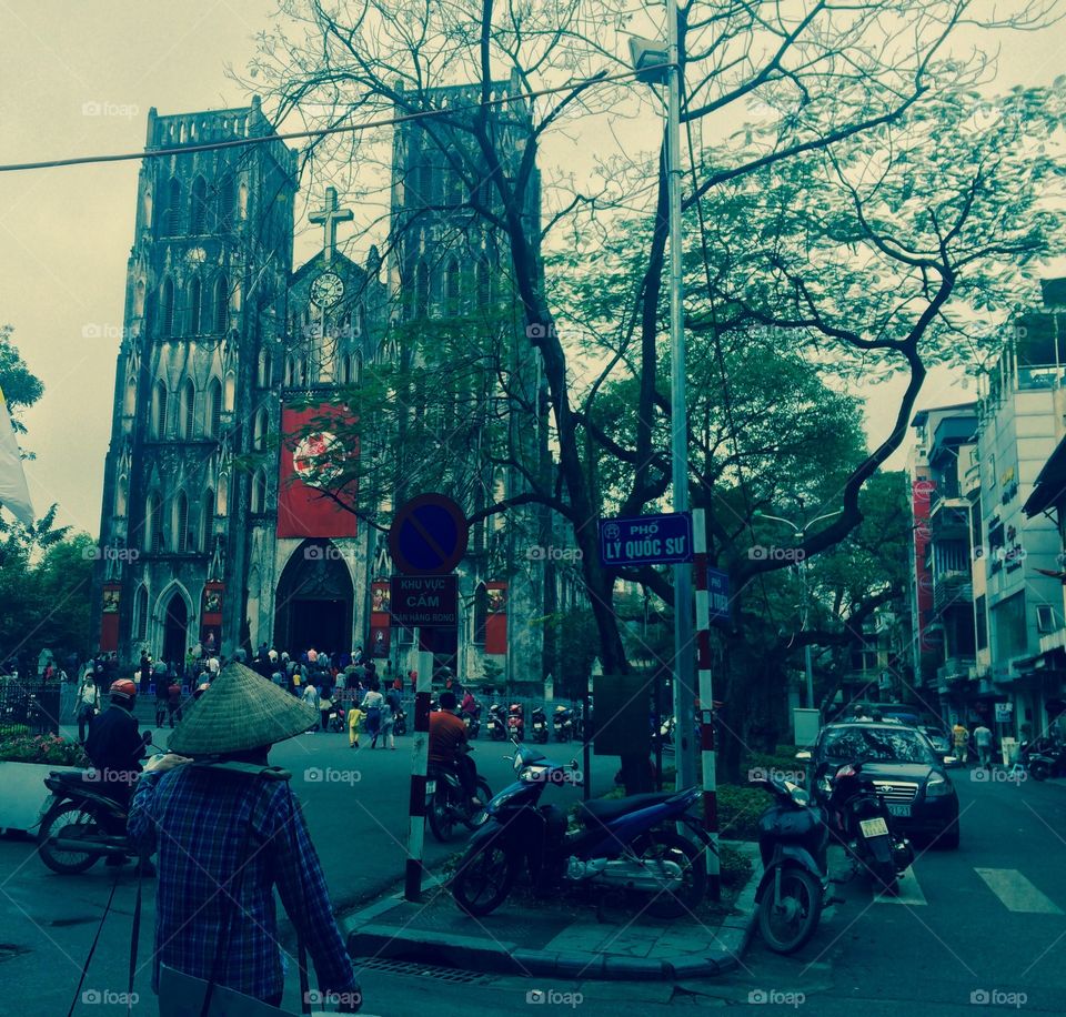 Church in Hanoi's City Center