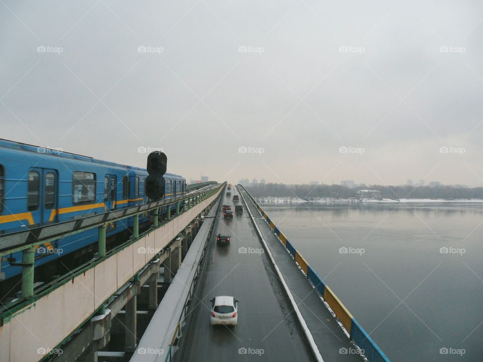 Metro Bridge, Kiev