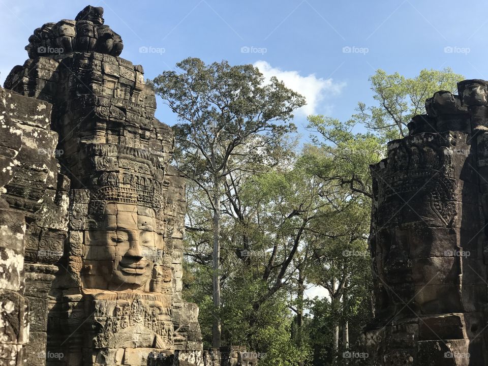 Bayon Temple in Cambodia