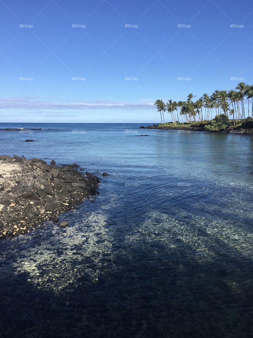Calm water in Hawaii
