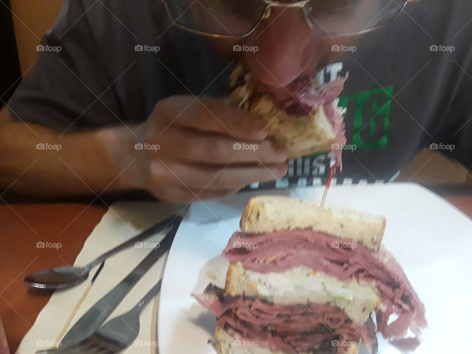 Reuban sandwich