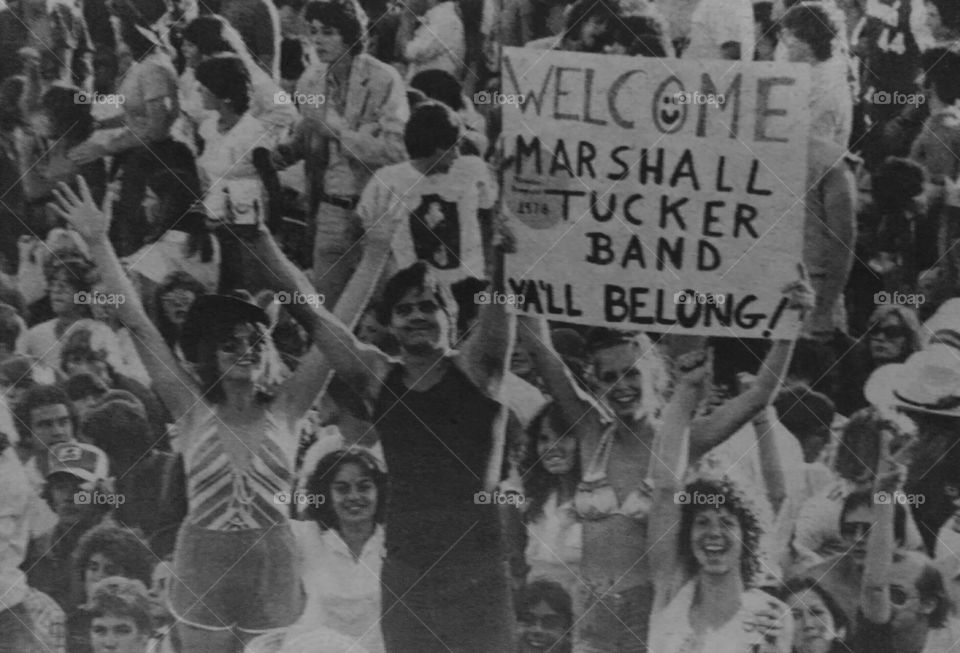 Marshal Tucker Band Crowd print