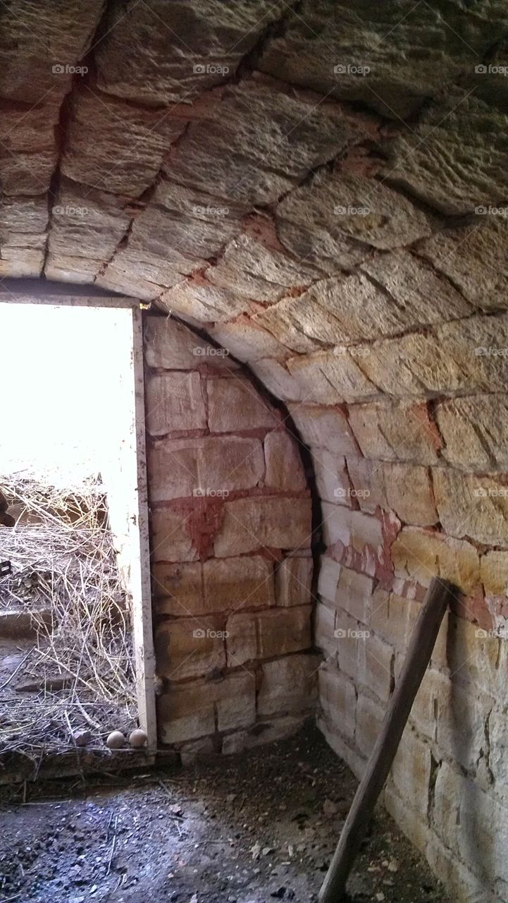 old cellar . next to old farm house 