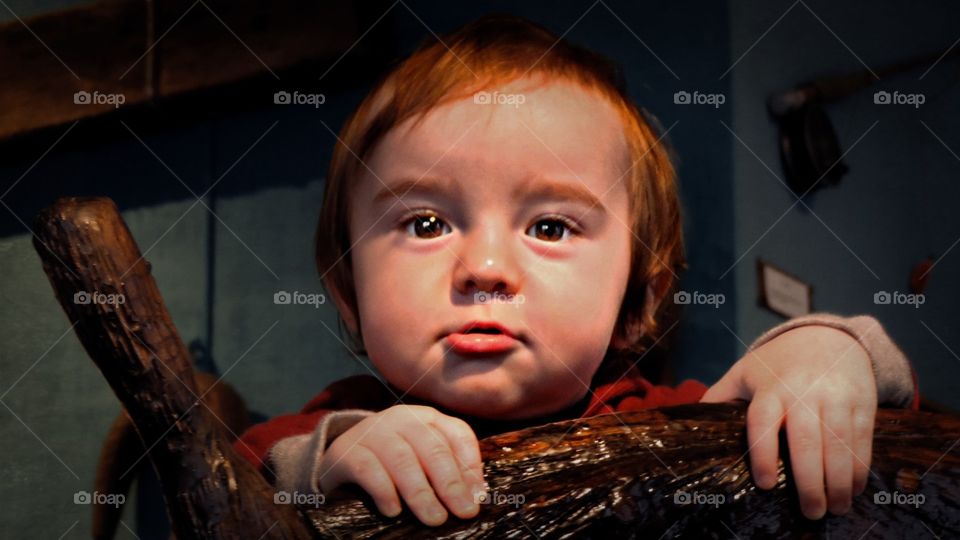 Baby at the Ship's Wheel