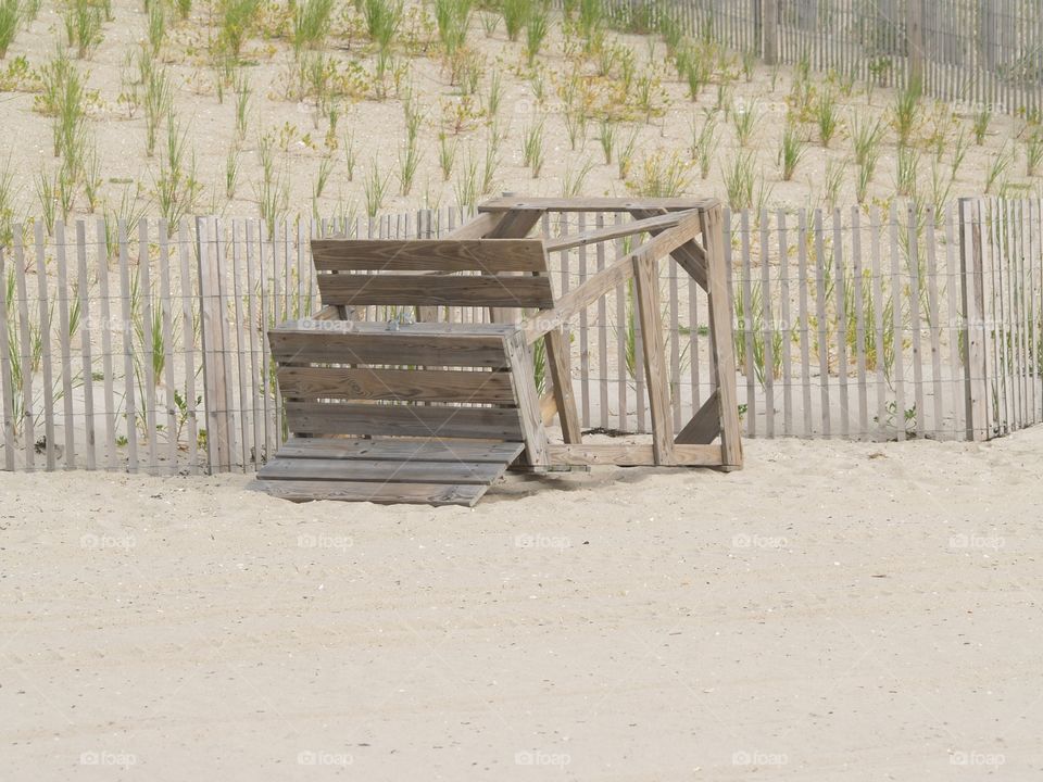 On the Beach at the Jersey Shore
