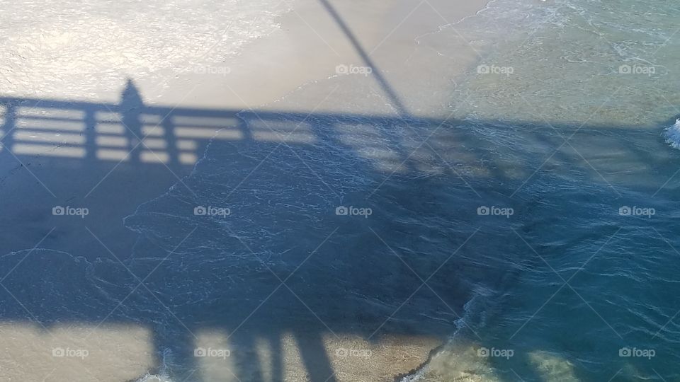 pier shadow