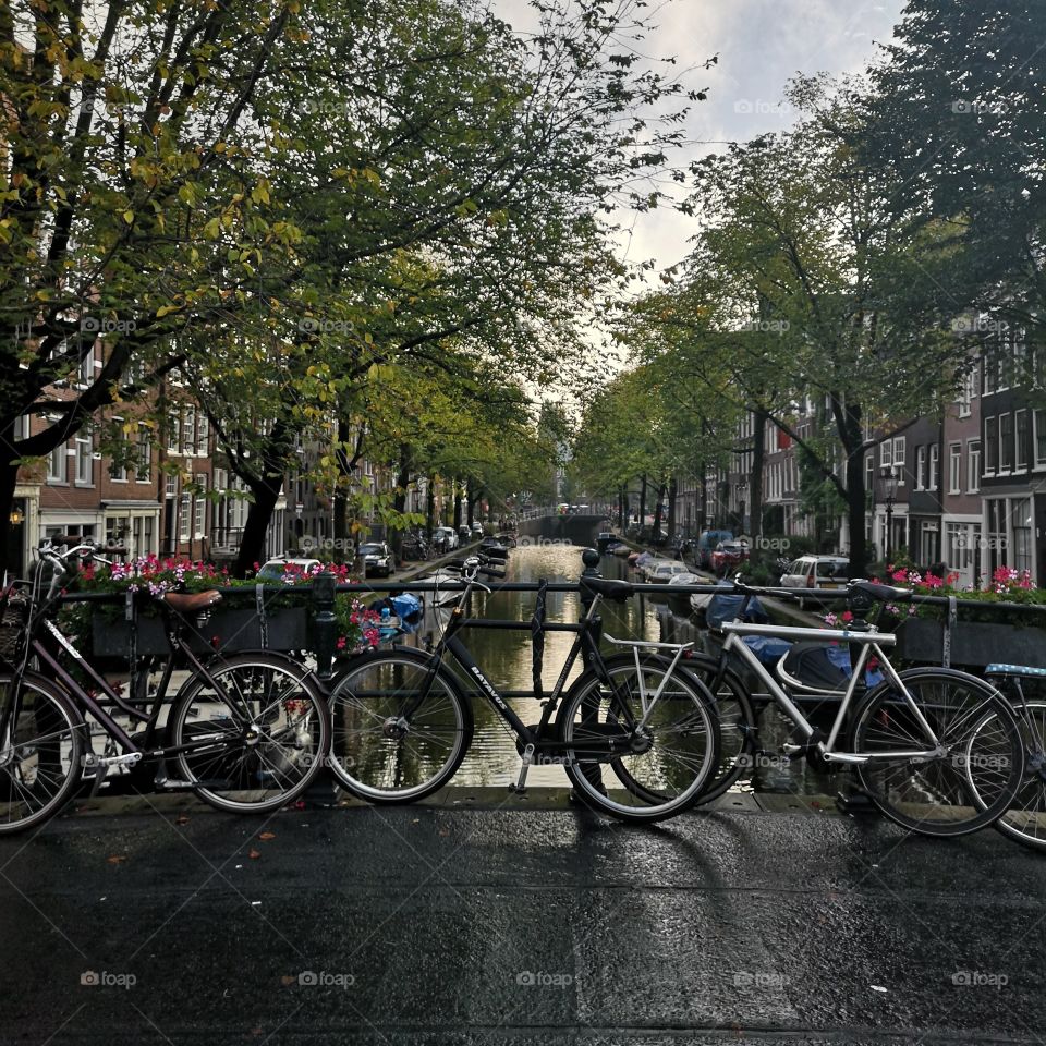 Amsterdam,this is a classic one in a different weather 