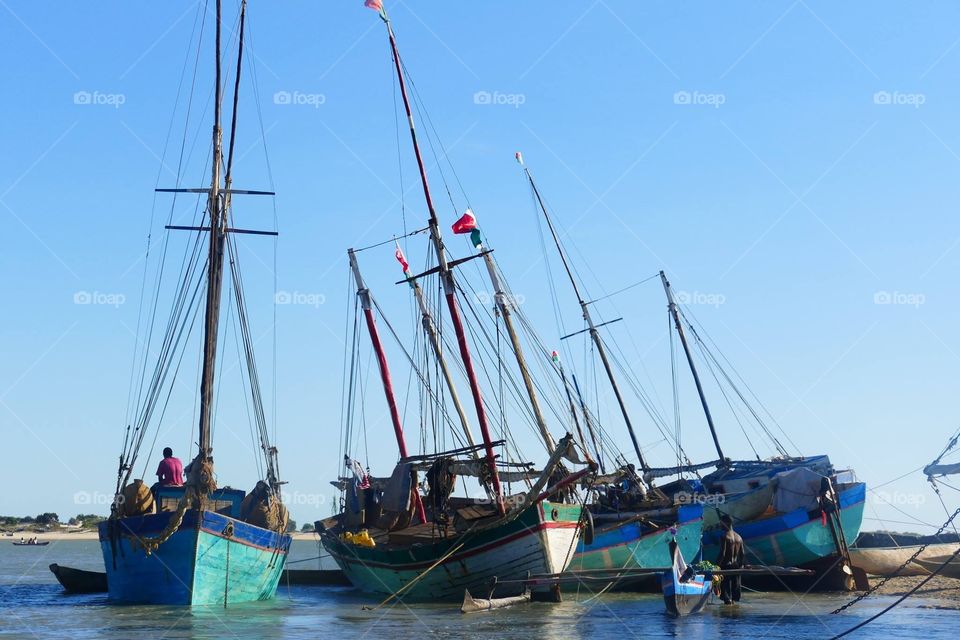 Fishing boats Madagascar
