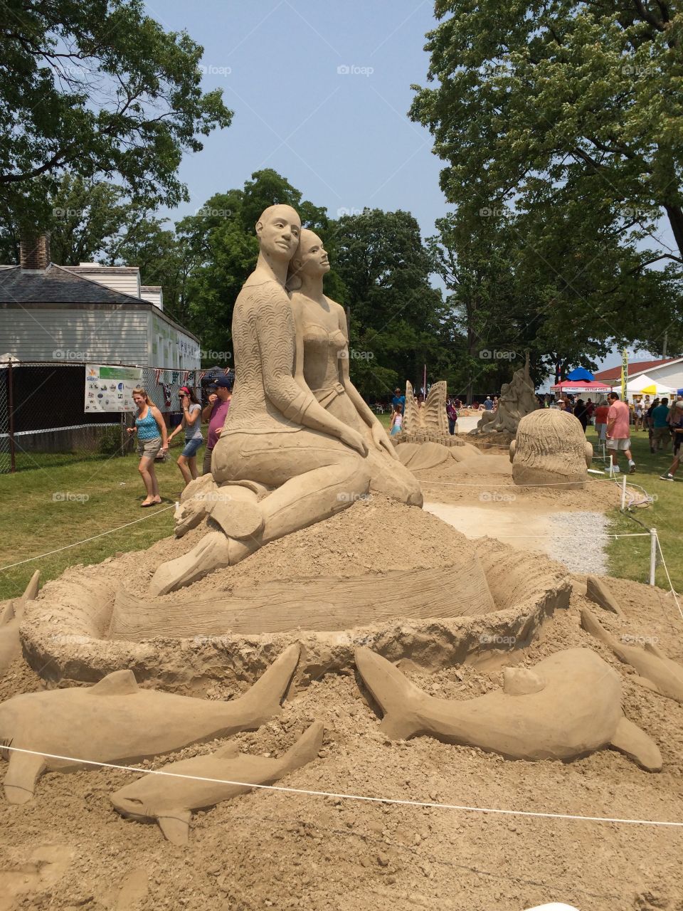 Sand sculpture 
