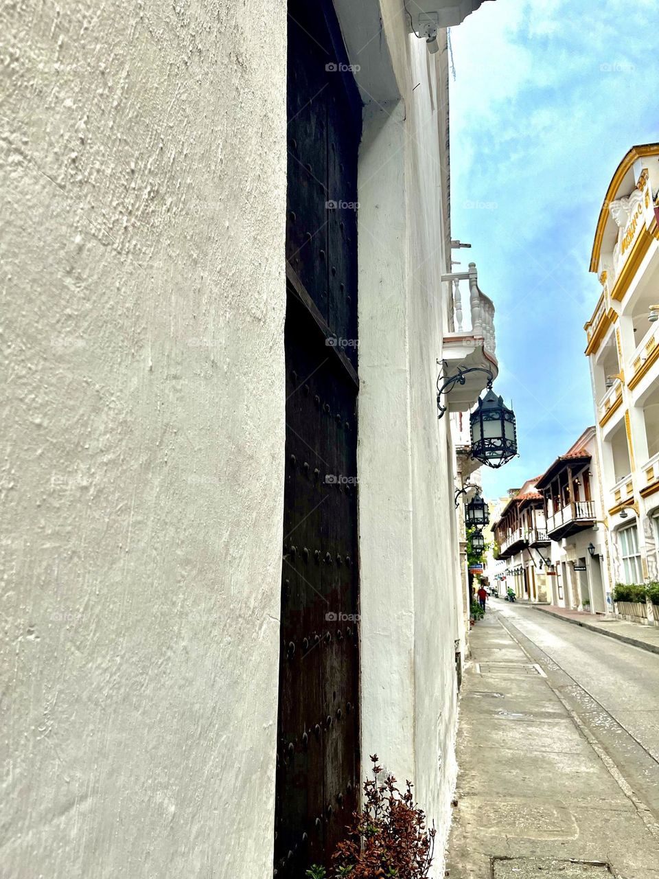 Vacations on Cartagena capturing details 