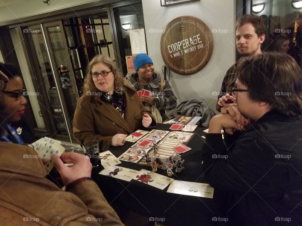 board games event friends socializing bar  drinks