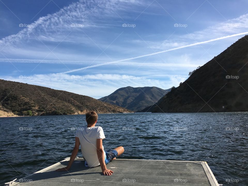 Lake near Bakersfield, California 