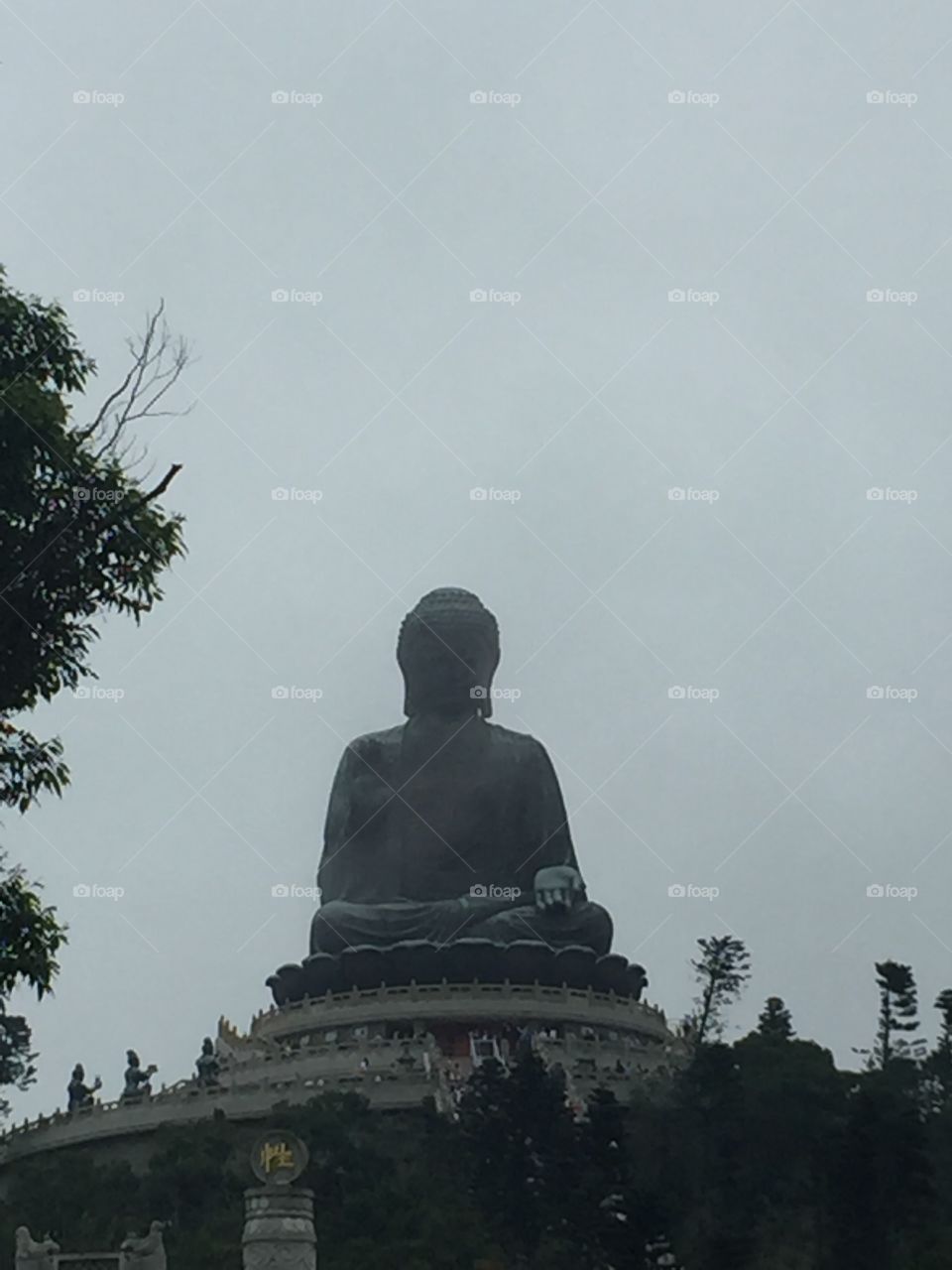 “Buddha in Peace, Harmony and One with Nature & Creation Ngong Ping, Lantau Island, Hong Kong. Copyright Chelsea Merkley Photography 2019.”