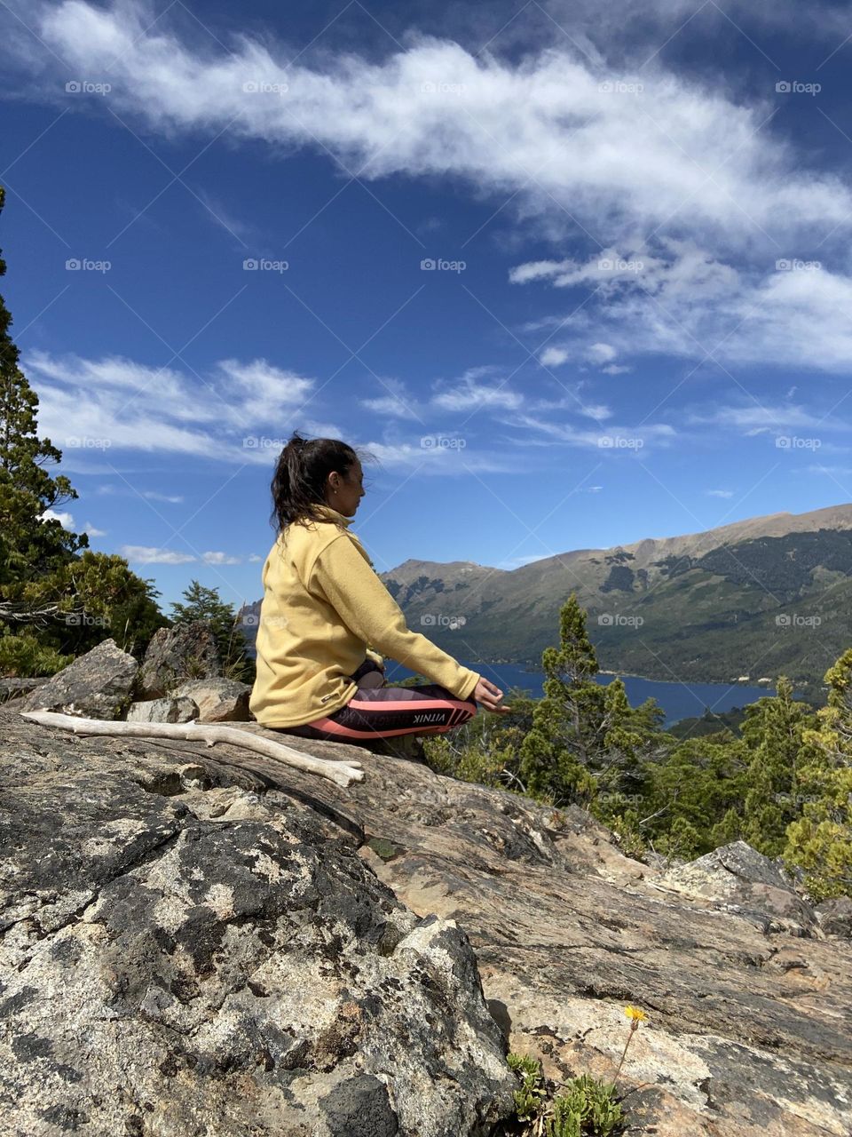 Meditar en la montaña ✨