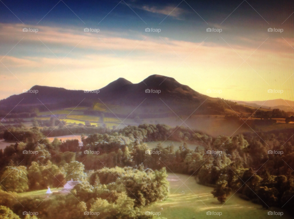 sky grass summer hot by joannieofarc