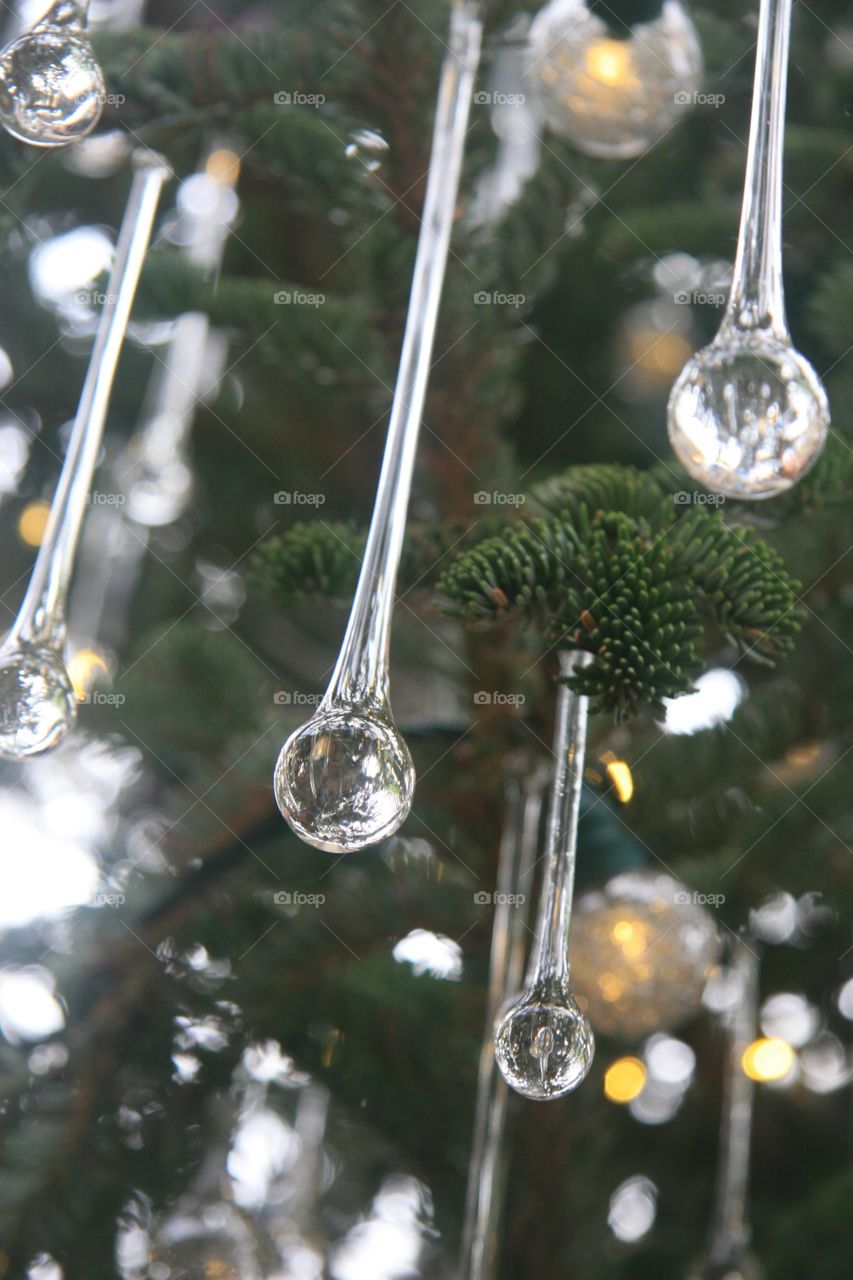 Christmas, tree, ornaments, glass, Detail 