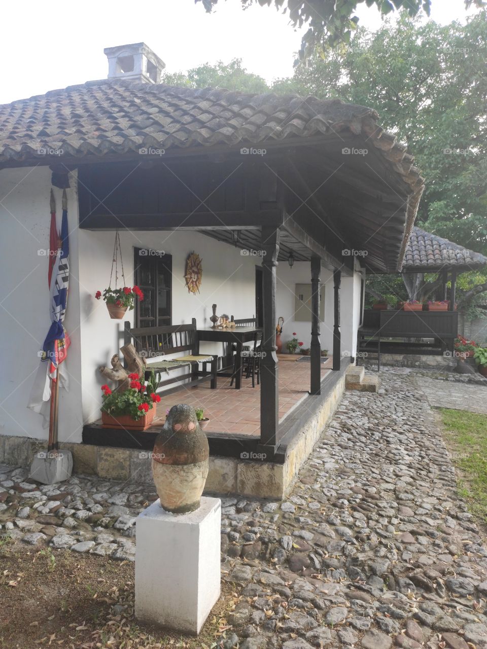 Old traditional house Grocka Serbia now cultural center