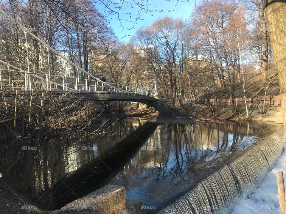 Bridge above river 