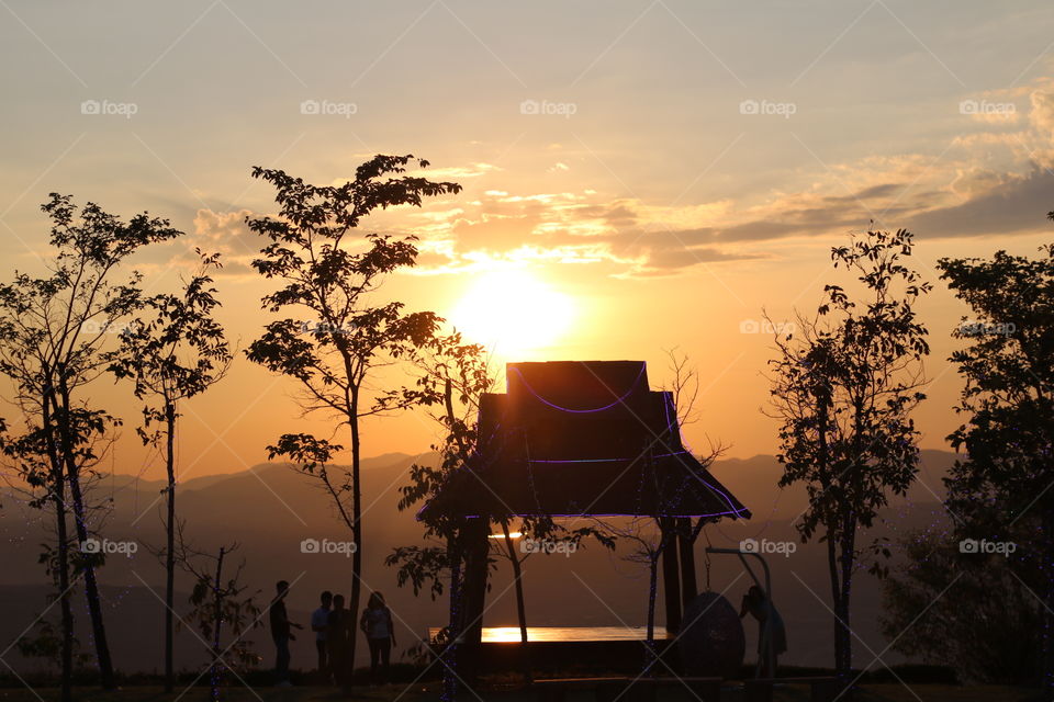  pavilion view point, Mae moh festival, Lampang, Thailand
