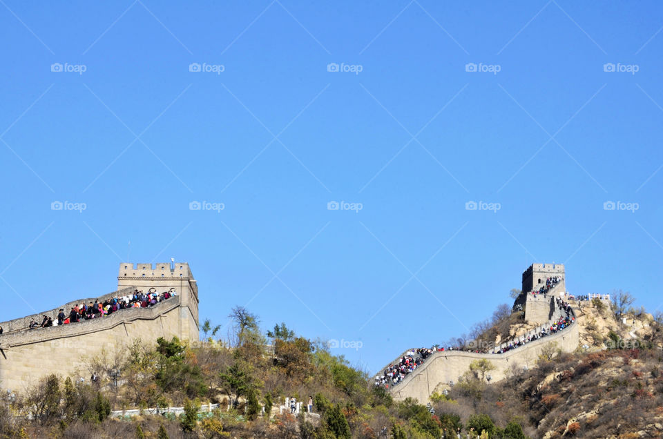 travel china asia great wall by seasky