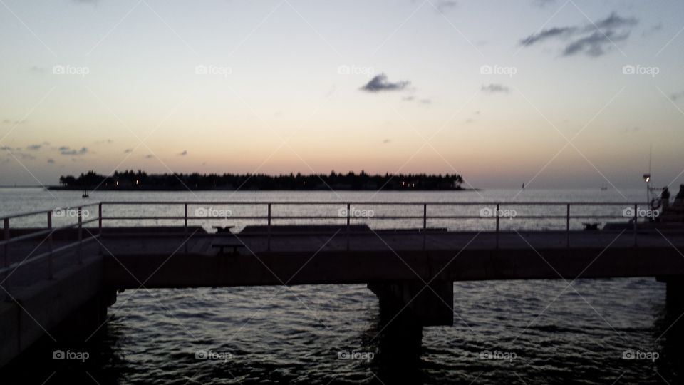 Key West Sunset from Mallory Square. Key West, FL