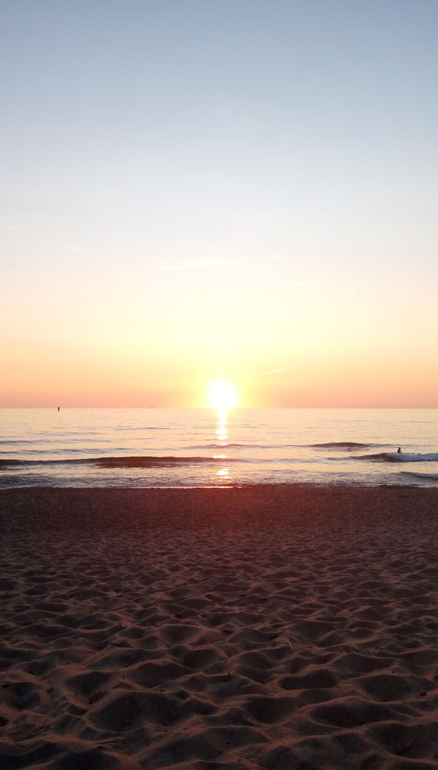 Sea sunset
