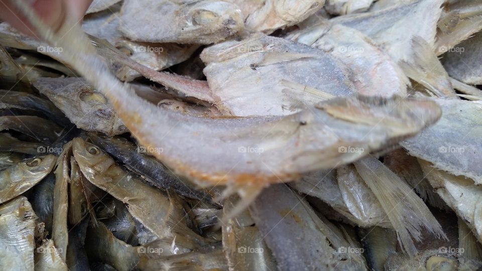 Salted fish that is ready to be cooked