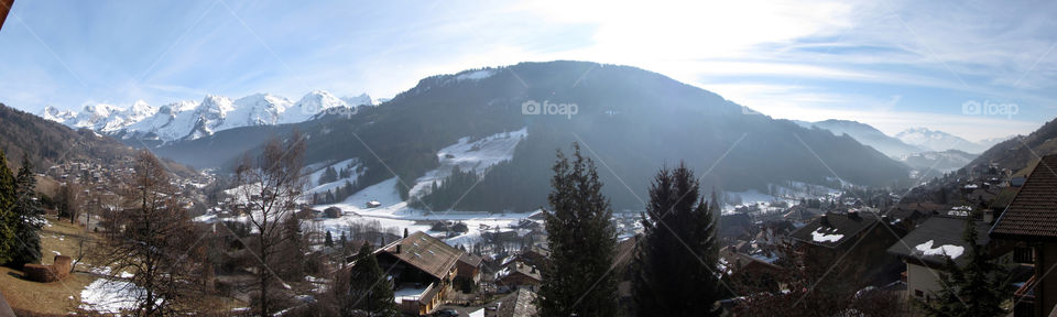 snow france mountains panoramic by antpru