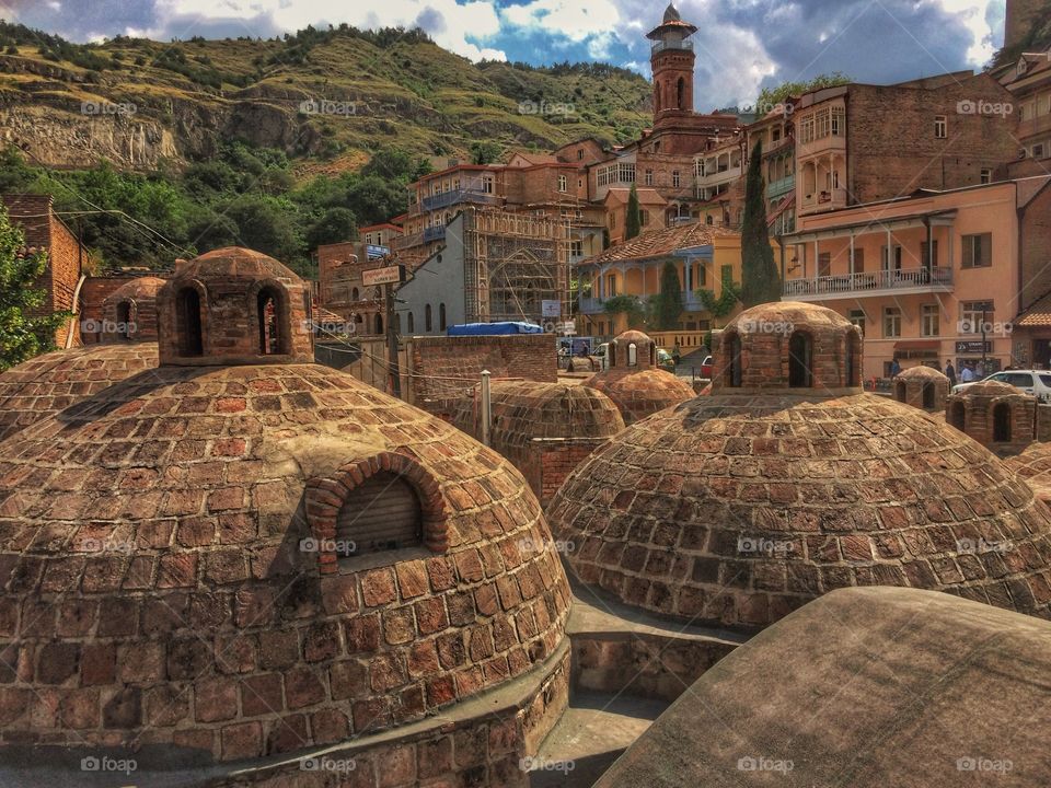 Turkish baths in Tbilisi. 